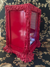 Load image into Gallery viewer, Red Shadow Box w/ Light Up Crow Scene