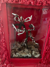 Load image into Gallery viewer, Red Shadow Box w/ Light Up Crow Scene