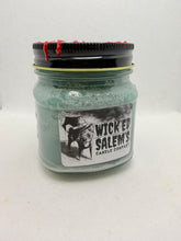 Load image into Gallery viewer, Silent Night, Deadly Night (Christmas Cabin) 8oz Mason Jar Soy Candle
