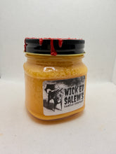 Load image into Gallery viewer, Camp Crystal Lake 8oz Mason Jar Soy Candle (Pumpkin Chai and Smoked Marshmallow)
