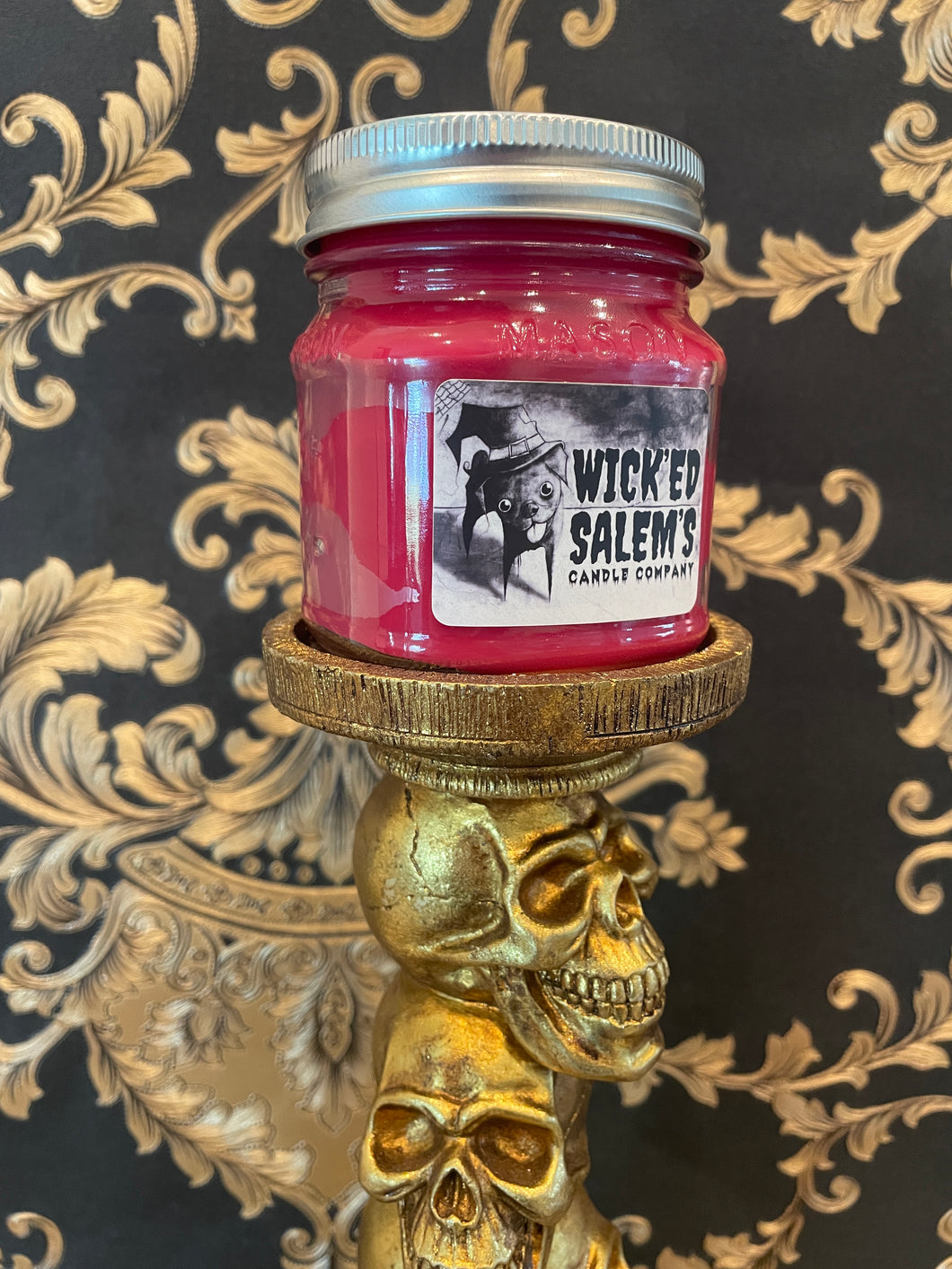 Crimson and Clover 8oz Mason Jar Soy Candle