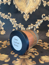 Load image into Gallery viewer, Butterscotch &amp; Bourbon 16oz Soy Candle in Old Fashioned Glass
